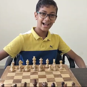 Meet Naksh who is going you to teach chess today.