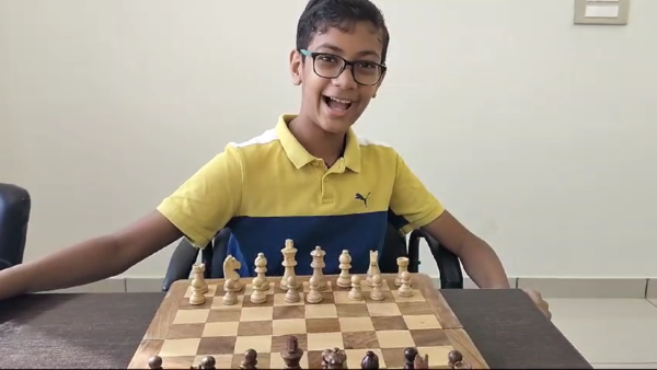 Meet Naksh who is going you to teach chess today.