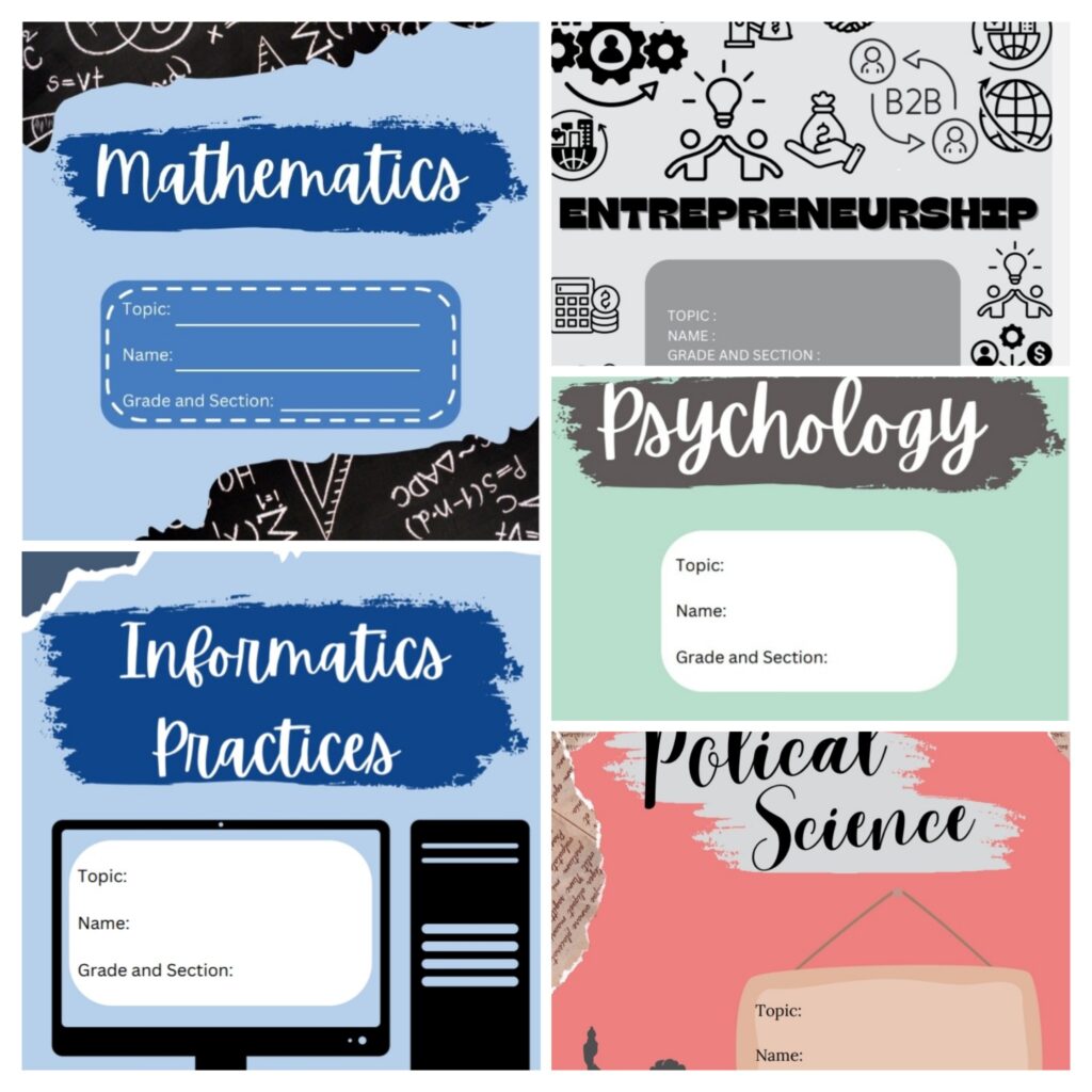 Intellica digital templates grade 11 12 optional subjects the kid