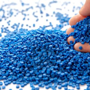 Plastic granule (Blue)