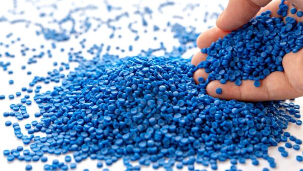 Plastic granule (Blue)