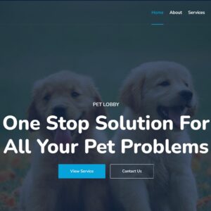 Pet Lobby Website