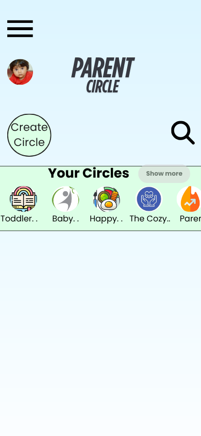 Mock Ui of parent circle