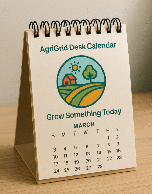 - AGRIGRID DESK CALENDER -