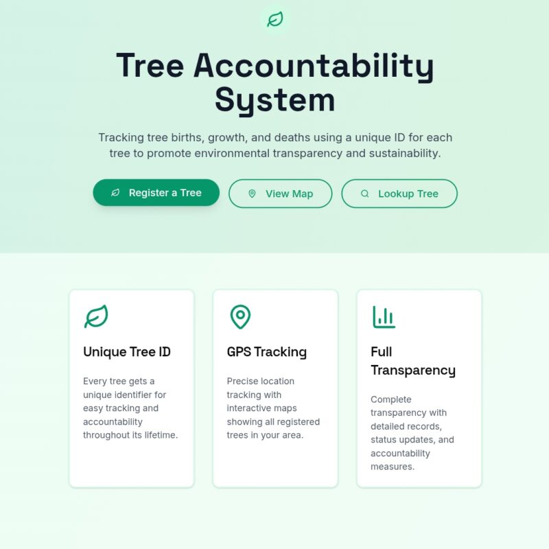 Tree Accountability System