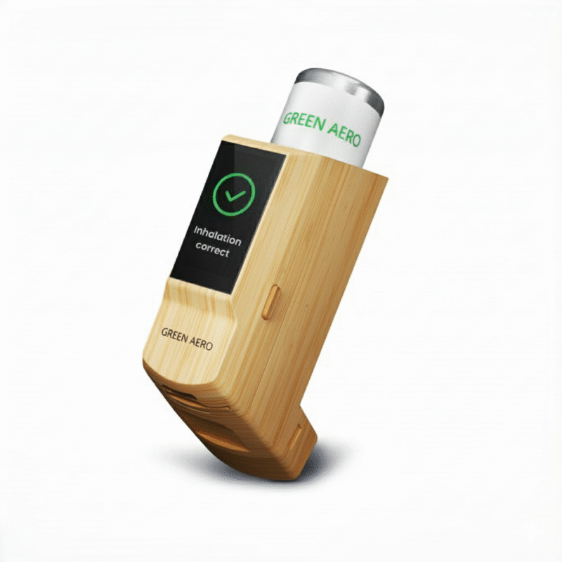 Green Aero – Smart Bamboo Inhaler (Eco-friendly Asthma Device)
