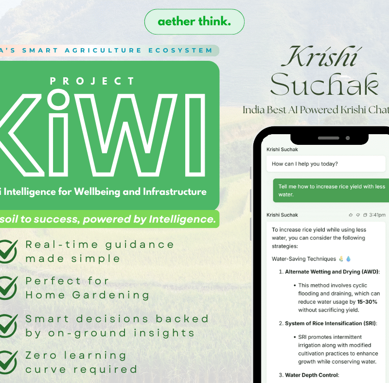 Krishi Suchak - India's Best AI Powered Chatbot | Project KiWI