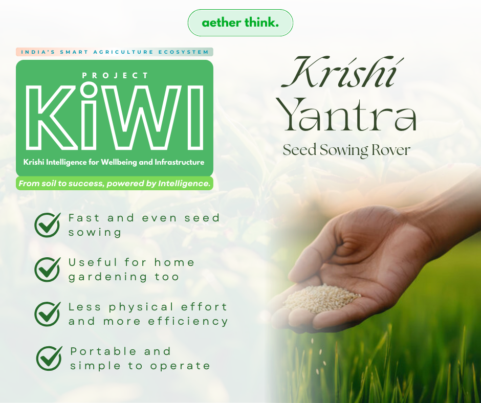 Krishi Yantra - Seed Sowing Rover | Project KiWI