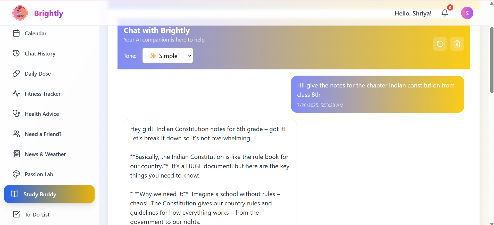 Brightly - AI Companion For Everyone - Image 6