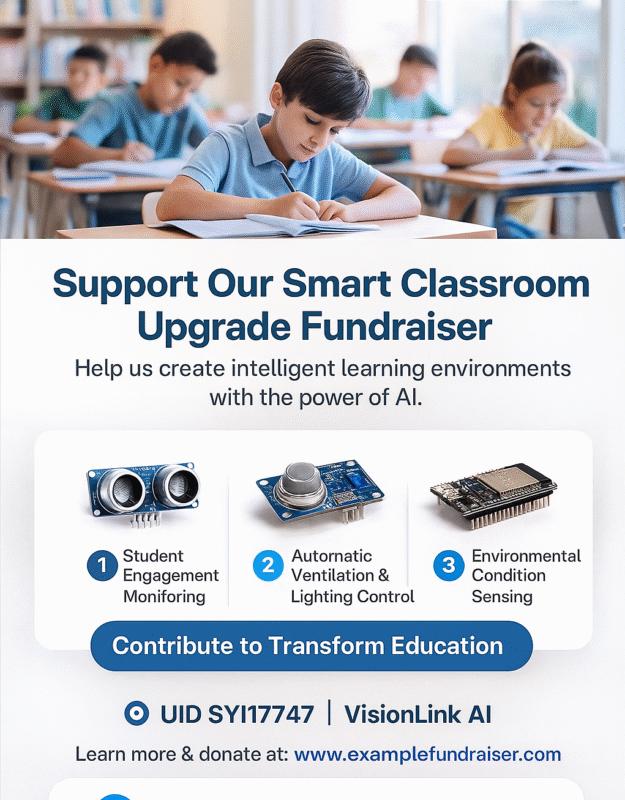 Smart Classroom Upgrade Fundraiser – VisionLink AI