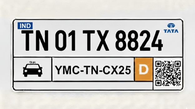 SMART NUMBER PLATE - TAXI