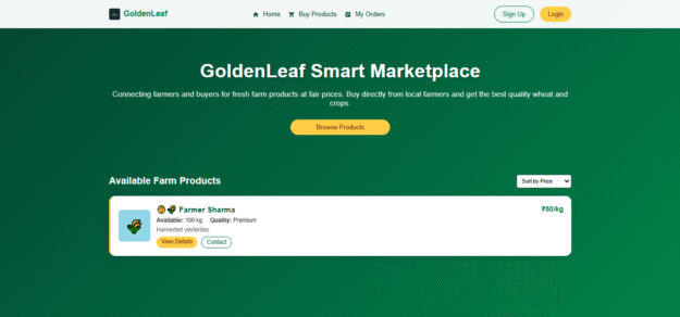 Golden Leaf Storage Area