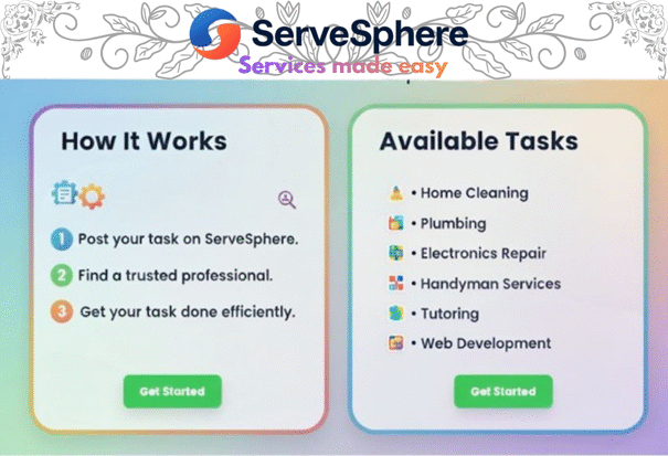 - ServeSphere - Services Made Simple