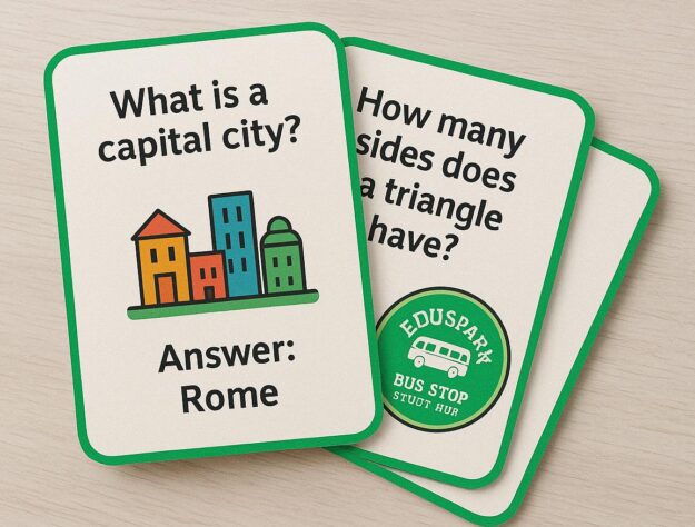 Bus Stop Brain Poster Cards