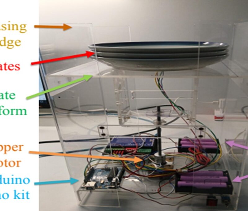 Automatic Plate Dispenser - Completed working prototype